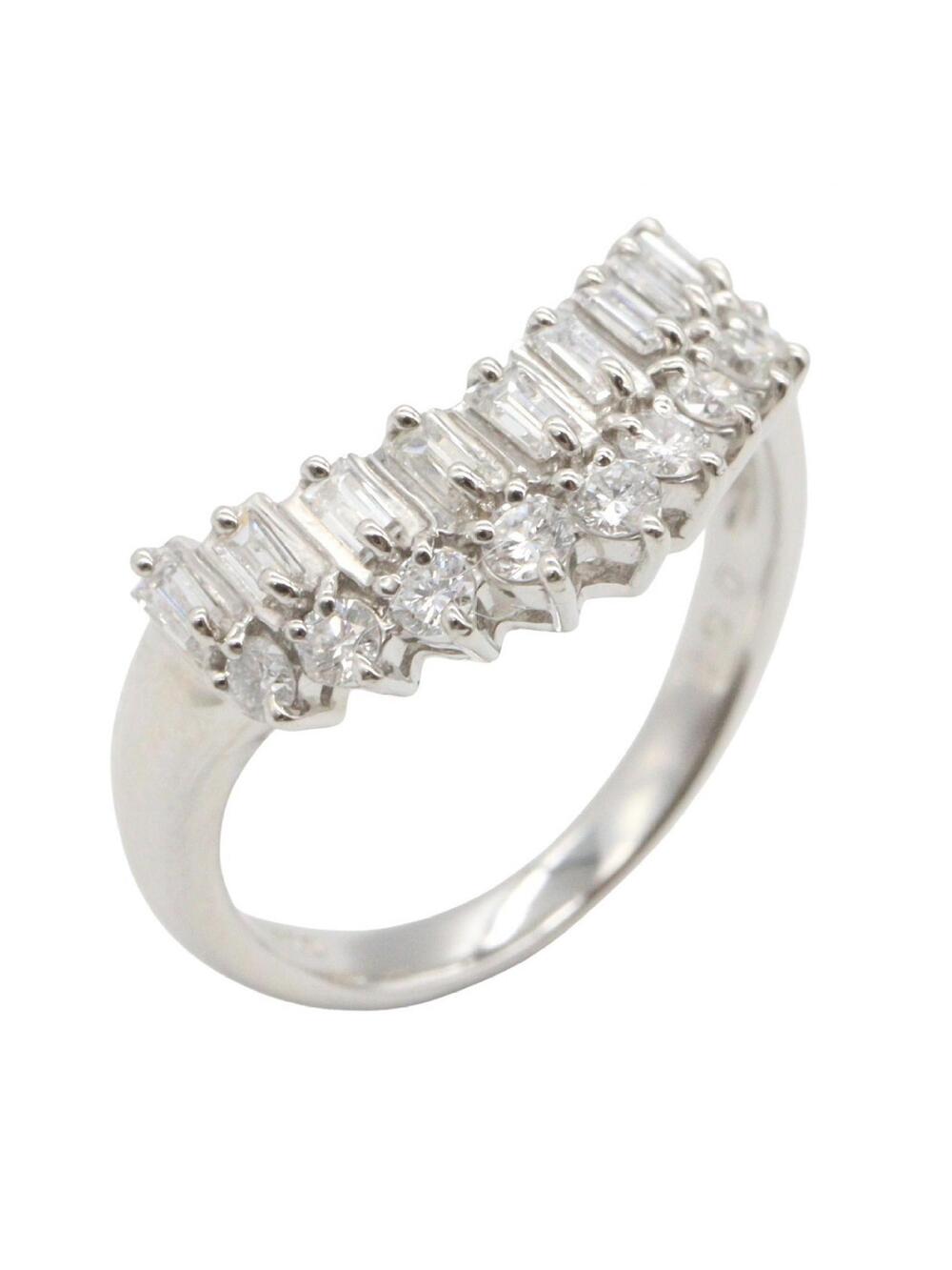 Jewelry Diamond Ring Platinum Used #345802J87B